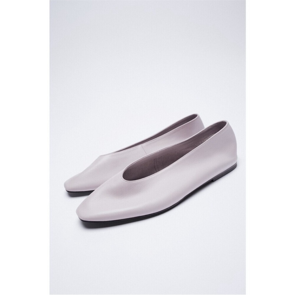 Zara lilac ballet flats